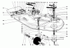 Mähdecks 30545 - Toro 52" Side Discharge Mower (SN: 10000001 - 19999999) (1981) Ersatzteile CUTTING UNIT ASSEMBLY