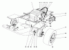 Mähdecks 30545 - Toro 52" Side Discharge Mower (SN: 10000001 - 19999999) (1981) Ersatzteile GAS TANK AND AIR CLEANER ASSEMBLY