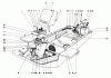 Mähdecks 30545 - Toro 52" Side Discharge Mower (SN: 10000001 - 19999999) (1981) Ersatzteile INSTRUMENT PANEL AND STEERING POST ASSEMBLY