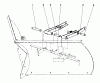 Mähdecks 30545 - Toro 52" Side Discharge Mower (SN: 10000001 - 19999999) (1981) Ersatzteile V-PLOW INSTALLATION NO. 30755 (OPTIONAL)