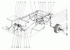 Mähdecks 30545 - Toro 52" Side Discharge Mower (SN: 80000001 - 89999999) (1978) Ersatzteile REAR AXLE ASSEMBLY