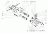 Mähdecks 30545 - Toro 52" Side Discharge Mower (SN: 80000001 - 89999999) (1978) Ersatzteile TRANSMISSION ASSEMBLY 27-3670