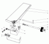 Mähdecks 30545 - Toro 52" Side Discharge Mower (SN: 90000001 - 99999999) (1979) Ersatzteile TRACTION PEDAL ASSEMBLY