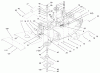 Mähdecks 30546 - Toro 44" Side Discharge Mower, Groundsmaster 120 (SN: 990001 - 999999) (1999) Ersatzteile DECK AND SPINDLE ASSEMBLY