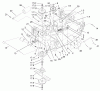 Mähdecks 30546 - Toro 44" Side Discharge Mower, Groundsmaster 120 (SN: 210000001 - 210999999) (2001) Ersatzteile DECK AND SPINDLE ASSEMBLY
