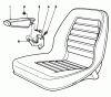 Mähdecks 30575 - Toro 72" Side Discharge Mower (SN: 100001 - 199999) (1991) Ersatzteile ARMREST KIT MODEL NO. 30707