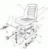 Mähdecks 30575 - Toro 72" Side Discharge Mower (SN: 100001 - 199999) (1991) Ersatzteile DELUXE SEAT KIT MODEL NO. 30772