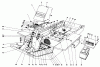 Mähdecks 30575 - Toro 72" Side Discharge Mower (SN: 100001 - 199999) (1991) Ersatzteile INSTRUMENT PANEL AND STEERING POST ASSEMBLY