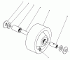 Mähdecks 30575 - Toro 72" Side Discharge Mower (SN: 100001 - 199999) (1991) Ersatzteile PHENOLIC WHEEL ASSEMBLY NO. 27-1050 (OPTIONAL)