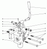 Mähdecks 30575 - Toro 72" Side Discharge Mower (SN: 100001 - 199999) (1991) Ersatzteile VALVE AND LEVER ASSEMBLY