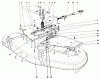 Mähdecks 30562 - Toro 62" Side Discharge Mower, GM 200 Series (SN: 4000001 - 4999999) (1984) Ersatzteile CUTTING UNIT MODEL NO. 30555 #3