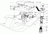 Mähdecks 30562 - Toro 62" Side Discharge Mower, GM 200 Series (SN: 4000001 - 4999999) (1984) Ersatzteile SEAT MOUNT AND AIR CLEANER ASSEMBLY