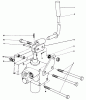 Mähdecks 30562 - Toro 62" Side Discharge Mower, GM 200 Series (SN: 4000001 - 4999999) (1984) Ersatzteile VALVE AND LEVER ASSEMBLY