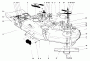 Mähdecks 30555 - Toro 52" Side Discharge Mower, Groundsmaster 200 Series (SN: 5000001 - 5999999) (1985) Ersatzteile CUTTING UNIT MODEL NO. 30555 #1