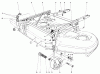 Mähdecks 30555 - Toro 52" Side Discharge Mower, Groundsmaster 200 Series (SN: 5000001 - 5999999) (1985) Ersatzteile CUTTING UNIT MODEL NO. 30555 #2