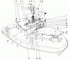 Mähdecks 30562 - Toro 62" Side Discharge Mower, GM 200 Series (SN: 6000001 - 6999999) (1986) Ersatzteile CUTTING UNIT MODEL NO. 30555 #4