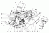 Mähdecks 30555 - Toro 52" Side Discharge Mower, Groundsmaster 200 Series (SN: 7000001 - 7999999) (1987) Ersatzteile INSTRUMENT PANEL AND STEERING POST ASSEMBLY