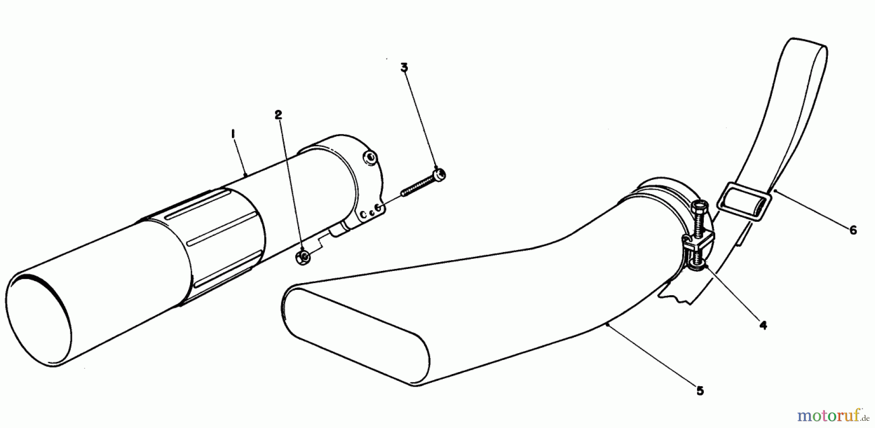  Laubbläser / Laubsauger 30935 - Toro 20cc Hand Held Blower (SN: 2000001 - 2999999) (1992) BLOWER ACCESSORIES