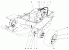 Mähdecks 30575 - Toro 72" Side Discharge Mower (SN: 800001 - 899999) (1988) Ersatzteile GAS TANK AND AXLE ASSEMBLY