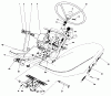 Mähdecks 30575 - Toro 72" Side Discharge Mower (SN: 800001 - 899999) (1988) Ersatzteile PEDALS AND STEERING WHEEL ASSEMBLY