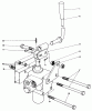 Mähdecks 30575 - Toro 72" Side Discharge Mower (SN: 800001 - 899999) (1988) Ersatzteile VALVE AND LEVER ASSEMBLY