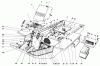 Mähdecks 30562 - Toro 62" Side Discharge Mower, GM 200 Series (SN: 20001 - 29999) (1982) Ersatzteile INSTRUMENT PANEL AND STEERING POST ASSEMBLY