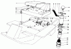 Mähdecks 30562 - Toro 62" Side Discharge Mower, GM 200 Series (SN: 20001 - 29999) (1982) Ersatzteile SEAT MOUNT AND AIR CLEANER ASSEMBLY