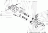 Mähdecks 30562 - Toro 62" Side Discharge Mower, GM 200 Series (SN: 20001 - 29999) (1982) Ersatzteile TRANSMISSION ASSEMBLY 46-7240