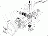 Laubbläser / Laubsauger 30941 - Toro 41cc Back Pack Blower (SN: 2000001 - 2999999) (1992) Ersatzteile CARBURETOR & AIR CLEANER ASSEMBLY