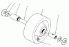 Mähdecks 30564 - Toro 62" Side Discharge Mower (SN: 400001 - 499999) (1994) Ersatzteile PHENOLIC WHEEL ASSEMBLY NO. 27-1050 (OPTIONAL)