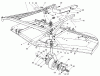 Mähdecks 30564TE - Toro 158cm Side Discharge Mower (SN: 80000001 - 89999999) (1998) Ersatzteile CARRIER FRAME ASSEMBLY