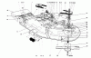 Mähdecks 30652 - Toro 52" Side Discharge Mower (SN: 490001 - 499999) (1994) Ersatzteile DECK AND SPINDLE ASSEMBLY