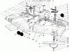 Mähdecks 30662 - Toro 62" Side Discharge Mower (SN: 390001 - 399999) (1993) Ersatzteile DECK, GEAR BOX AND SPINDLE ASSEMBLY