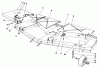 Mähdecks 30662 - Toro 62" Side Discharge Mower (SN: 390001 - 399999) (1993) Ersatzteile DEFLECTOR. COVER AND GAUGE WHEEL