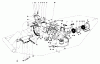 Mähdecks 30721 - Toro 72" Side Discharge Mower (SN: 000001 - 099999) (1980) Ersatzteile HYDROSTATIC TRANSMISSION & VALVE ASSEMBLY