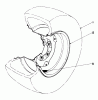 Mähdecks 30721 - Toro 72" Side Discharge Mower (SN: 000001 - 099999) (1980) Ersatzteile TIRE & WHEEL ASSEMBLY 23 X 10.50 X 12 (OPTIONAL) NO. 36-1050