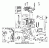 Laubbläser / Laubsauger 62900 - Toro 5 hp Lawn Vacuum (SN: 3000001 - 3999999) (1973) Ersatzteile ENGINE MODEL NO. 130202 TYPE 0209 BRIGGS & STRATTON