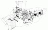 Mähdecks 30721 - Toro 72" Side Discharge Mower (SN: 80001 - 89999) (1978) Ersatzteile HYDROSTATIC TRANSMISSION & VALVE ASSEMBLY
