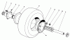 Mähdecks 30721 - Toro 72" Side Discharge Mower (SN: 80001 - 89999) (1988) Ersatzteile CUTTLNG UNIT PNEUMATLC TIRE & WHEEL ASSEMBLY NO. 54-8810 (OPTIONAL)