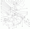 Mähdecks 30753 - Toro 52" Side Discharge Mower, GM 120 (SN: 230000001 - 230999999) (2003) Ersatzteile COVERS, GEARBOX AND GAGE WHEEL ASSEMBLY