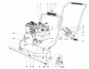 Laubbläser / Laubsauger 62905 - Toro 5 hp Lawn Blower (SN: 3000001 - 3999999) (1973) Ersatzteile ENGINE AND HANDLE ASSEMBLY