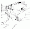 Laubbläser / Laubsauger 62923 - Toro 5 hp Lawn Vacuum (SN: 0000001 - 0999999) (1990) Ersatzteile CONTROL & HANDLE ASSEMBLY (MODEL 62923)