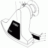 Laubbläser / Laubsauger 62923 - Toro 5 hp Lawn Vacuum (SN: 0000001 - 0999999) (1990) Ersatzteile SNOUT ASSEMBLY