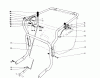 Laubbläser / Laubsauger 62923 - Toro 5 hp Lawn Vacuum (SN: 1000001 - 1999999) (1981) Ersatzteile CONTROLS AND HANDLE ASSEMBLY (MODEL 62912)