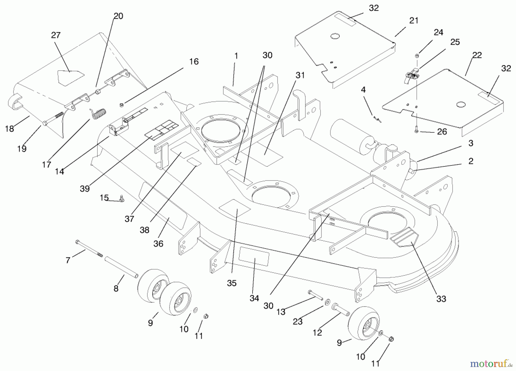  Mähdecks 74206 - Toro 52