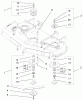 Mähdecks 74206 - Toro 52" Side Discharge Mower (SN: 990001 - 999999) (1999) Ersatzteile SPINDLES, BLADES AND DEFLECTOR ASSEMBLY
