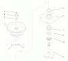 Mähdecks 74208 - Toro 62" Side Discharge Mower (SN: 890001 - 899999) (1998) Ersatzteile SPINDLE CENTER