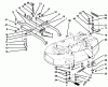 Mähdecks 78400 - Toro 38" Side Discharge Mower (SN: 69000001 - 69999999) (1996) Ersatzteile SUSPENSION ASSEMBLY & IDLER LINKAGE