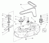 Mähdecks 78410 - Toro 38" Recycler Mower (SN: 790001 - 799999) (1997) Ersatzteile SPINDLE ASSEMBLY