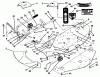 Mähdecks 78415 - Toro 42" Side Discharge Mower (SN: 490001 - 499999) (1994) Ersatzteile DECK & DECAL ASSEMBLY